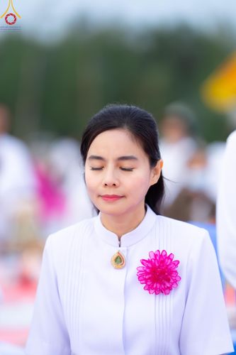 ภาพ No.118535:พิธีตักบาตรพระธรรมยาตรา ปีที่ 12 ณ อนุสรณ์สถานลำดับที่ 5 สถานที่เผยแผ่วิชชาธรรมกายครั้งแรก อนุสรณ์สถานบางปลา จ.นครปฐม วันที่ 25 มกราคม พ.ศ. 2567