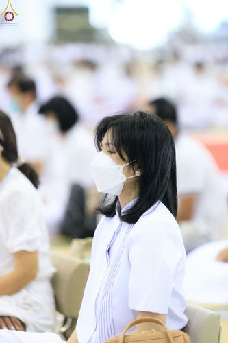 ภาพ No.75625:วัดพระธรรมกายจัด งานบุญวันอาทิตย์ต้นเดือน  มีกิจกรรมดังนี้ พิธีตักบาตร, พิธีบูชาข้าวพระ พระธรรมยาตรารับประกาศนียบัตร โครงการธรรมยาตราฯ ปีที่ 11 ในวันที่ 5 กุมภาพันธ์ พ.ศ. 2566 ณ วัดพระธรรมกาย อ.คลองหลวง จ.ปทุมธานี