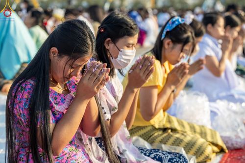 ภาพ No.116691:พิธีต้อนรับพระธรรมยาตรา ปีที่ 12 ณ อนุสรณ์สถานบางปลา จ.นครปฐม วันที่ 21 มกราคม พ.ศ. 2567