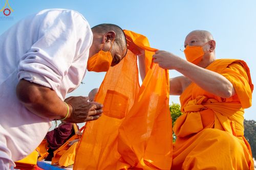 ภาพ No.77940:พิธีบรรพชาสามเณรหมู่ ณ ประเทศเนปาล วันที่ 16 มีนาคม พ.ศ. 2566