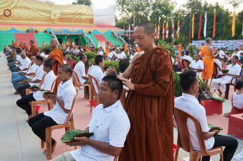 ภาพ No.64732:พิธีบรรพชาสามเณร โครงการบรรพชาสามเณร 500 รูป ประเทศบังกลาเทศ วันที่ 22 พฤศจิกายน พ.ศ. 2565