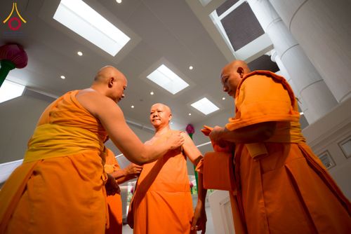 ภาพ No.223650:วันที่ 11 พฤษภาคม พ.ศ. 2568 พิธีบรรพชาของอุบาสก พิสิทธิ์ หมื่นแกล้ว  ณ วัดพระธรรมกาย