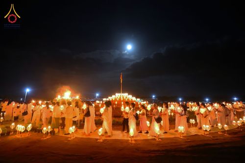 พิธีกลั่นแผ่นดินสร้างมหาเจดีย์ปัตตานี , พิธีตักบาตรแด่พระภิกษุสงฆ์ 159 รูป ,  พิธีทอดผ้าป่า , พิธีโปรยรัตนชาติ ,  พิธีจุดประทีปถวายเป็นพุทธบูชา ณ ศูนย์อบรมเยาวชนปัตตานี จ.ปัตตานี วันอาทิตย์ที่ 5 กุมภาพันธ์ พ.ศ.2566