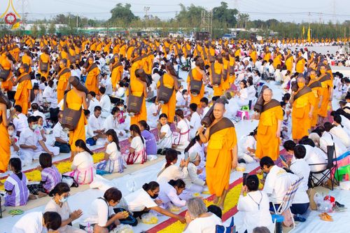 ภาพ No.116700:พิธีต้อนรับพระธรรมยาตรา ปีที่ 12 ณ อนุสรณ์สถานบางปลา จ.นครปฐม วันที่ 21 มกราคม พ.ศ. 2567