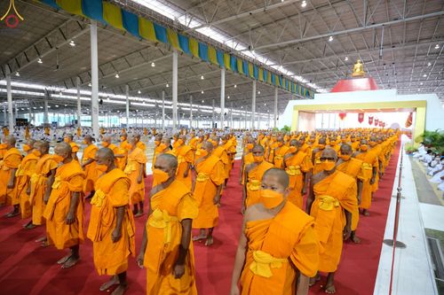 ภาพ No.75634:วัดพระธรรมกายจัด งานบุญวันอาทิตย์ต้นเดือน  มีกิจกรรมดังนี้ พิธีตักบาตร, พิธีบูชาข้าวพระ พระธรรมยาตรารับประกาศนียบัตร โครงการธรรมยาตราฯ ปีที่ 11 ในวันที่ 5 กุมภาพันธ์ พ.ศ. 2566 ณ วัดพระธรรมกาย อ.คลองหลวง จ.ปทุมธานี