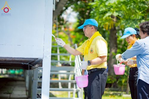 ภาพ No.226800:กิจกรรมจิตอาสาพัฒนา “เราทำความ ดี ด้วยหัวใจ” เนื่องในโอกาสวันพระบาทสมเด็จพระปกเกล้าเจ้าอยู่หัว ณ วัดพระธรรมกาย อ.คลองหลวง จ.ปทุมธานี วันพุธที่ 28 พฤษภาคม พ.ศ. 2568