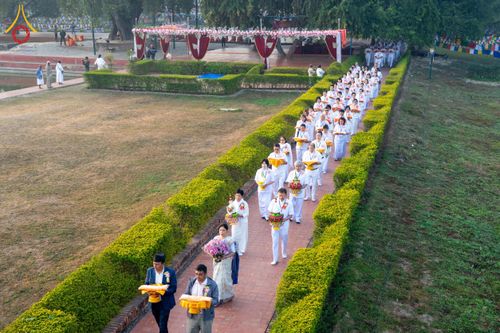 ภาพ No.210062:วันอังคารที่ 4 มีนาคม พ.ศ. 2568 พิธีบรรพชาสามเณรเนปาล 500 รูป ณ ลุมพินี ประเทศเนปาล