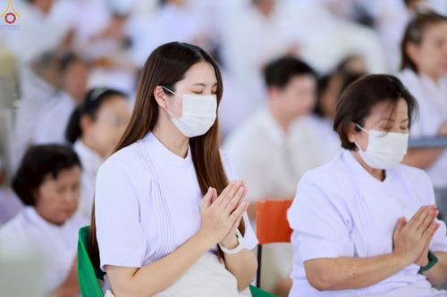 ภาพ No.236139:วันที่ 3 สิงหาคม พ.ศ. 2568 พิธีบูชาข้าวพระ ณ สภาธรรมกายสากล วัดพระธรรมกาย