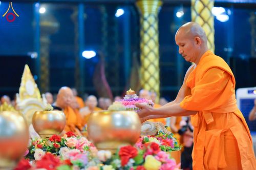 ภาพ No.210745:วันพฤหัสบดีที่ 13 มีนาคม พ.ศ. 2568  สมโภชพระประธานอุโบสถวัดป่าอุบลแก้ว จังหวัดอุบลราชธานี