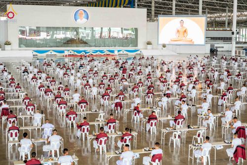 ภาพ No.350062:วันที่ 17-18 กันยายน พ.ศ. 2569 โครงการบรรพชาพัฒนาคุณธรรม จริยธรรม สำหรับนักเรียนนายสิบตำรวจ (นสต.) รุ่นที่ 16 ศูนย์ฝึกอบรมตำรวจภูธรภาค 1  ได้จัดกิจกรรม ณ สภาธรรมกายสากล ห้องแก้ว2