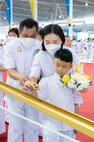 ภาพ No.77824:พิธีหล่อพระบรมพุทธเจ้า ทิศตะวันตก  วันอาทิตย์ที่ 19 มีนาคม พ.ศ. 2566 ณ วัดพระธรรมกาย จ.ปทุมธานี