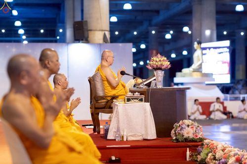 ภาพ No.241191:วันพุธที่ 27 สิงหาคม พ.ศ. 2568 พิธีฉลองชัยสวดมนต์ บทธัมมจักกัปปวัตตนสูตร ครบ 7,650,575,757 จบ ในวันธรรมชัย วัดพระธรรมกาย