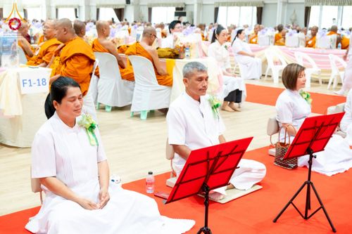 ภาพ No.149438:พิธีทักษิณานุปทานแด่บรรพชนตระกูลผ่องสวัสดิ์ และหมู่ญาติที่ล่วงลับไปแล้ว ประจำปี ครั้งที่ 19 วันพฤหัสบดีที่ 22 สิงหาคม พ.ศ. 2567 ณ พระมหาเจดีย์ทัตตชีโว ศูนย์อบรมเยาวชนกาญจนบุรี