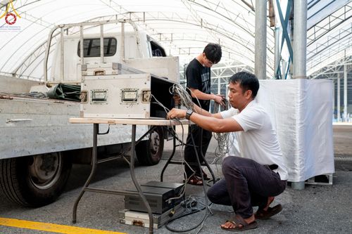 ภาพ No.60839:V.37 ยิ่งกว่าดี เพื่อ 80 ปีของพ่อ ภาพการเตรียมงานของหน่วยงานต่างๆ เพื่อพิธีฉลองอายุวัฒนมงคล 80 ปี หลวงพ่อธัมมชโย และรับถวายมหาสังฆทาน 10,000 กว่าวัดทั่วประเทศ ในวันคุ้มครองโลก วันจันทร์ที่ 22 เมษายน พ.ศ. 2567