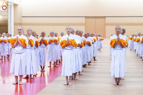 ภาพ No.215780:วันเสาร์ที่ 5 เมษายน พ.ศ. 2568 พิธีขอบรรพชา พิธีขอสรณคมน์และศีล  พิธีขอนิสสัย พิธีถวายบาตร ในโครงการบรรพชาสามเณรฟื้นฟูพระพุทธศาสนาทั่วไทย , โครงการหน่อแก้วเปรียญธรรม รุ่นที่ 13 ,  โครงการสามเณรยุวธรรมทายาท รุ่นที่ 33 , โครงการสามเณรมัชฌิมธรรมทายาท รุ่นที