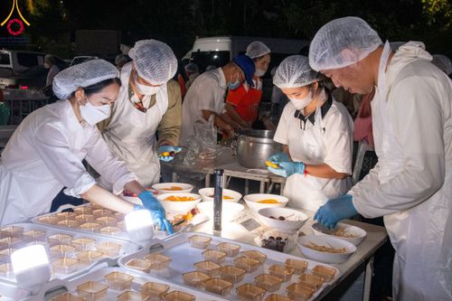 ภาพ No.115066:พิธีถวายภัตตาหารเป็นสังฆทาน แด่คณะพระธรรมยาตรา ปีที่ 12 วันที่ 19 มกราคม พ.ศ. 2567 ณ วัดโบสถ์(บน) บางคูเวียง จ.นนทบุรี