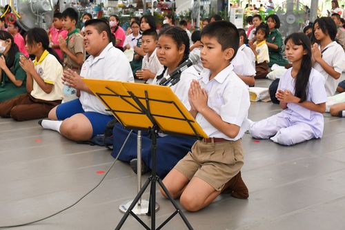 ภาพ No.106884:วันรวมพลังเด็กดี V-Star ผู้นำฟื้นฟูศีลธรรมโลก ยะลา ณ ศูนย์ปฏิบัติธรรมและอบรมเยาวชนเมืองยะลา วันที่ 27 ธันวาคม พ.ศ. 2566