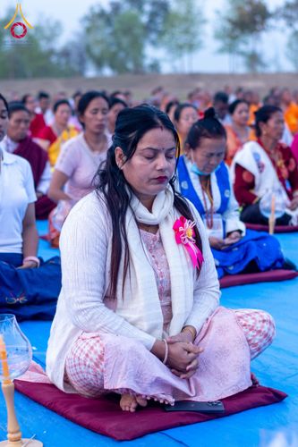 ภาพ No.132352:พิธีจุดโคมประทีปถวายเป็นพุทธบูชา ในโครงการบรรพชา 1,250 รูป ณ แดนประสูติ สวนลุมพินี ประเทศเนปาล วันที่ 17 มีนาคม พ.ศ. 2567