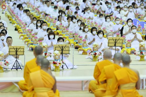 ภาพ No.85778:พิธีถวายคิลานเภสัชและอุปกรณ์การแพทย์ บูชาธรรมเนื่องในวันธรรมชัย วันที่ 19 สิงหาคม พ.ศ. 2566 ณ ห้องแก้วสารพัดนึก วัดพระธรรมกาย