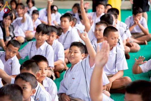 ภาพ No.271183:วันที่ 18 พฤศจิกายน พ.ศ. 2568 รวมพลังเด็กดี V-Star ผู้นำฟื้นฟูศีลธรรมโลก ประจำปี 2568 จังหวัดราชบุรี ณ ศูนย์อบรมเยาวชนผาสุกวนิช