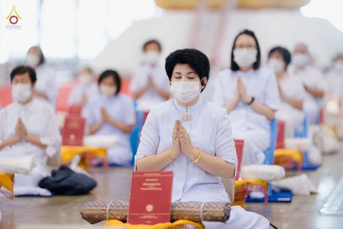 ภาพ No.80529:พิธีถวายทุนสนับสนุนการสร้าง พระไตรปิฎกฉบับธรรมชัย วันเสาร์ที่ 29 เมษายน พ.ศ. 2566 ณ สภาธรรมกายสากล วัดพระธรรมกาย