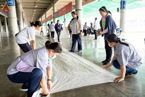 ภาพ No.217632:วันที่ 2-14 เมษายน พ.ศ. 2568 เจ้าหน้าที่เตรียมงานวันคุ้มครองโลก ชุดที่ 1 วัดพระธรรมกาย จ.ปทุมธานี