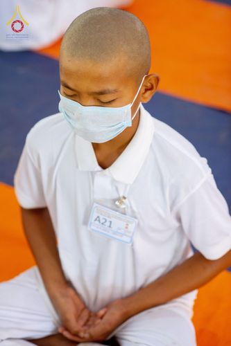 ภาพ No.75936:พิธีบรรพชาสามเณร ณ วัดปันชารี สันติปูร์ อรัญกฏิ เมืองคาร์กาชารี ประเทศบังกลาเทศ วันที่ 10 กุมภาพันธ์ พ.ศ. 2566