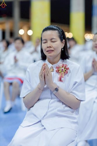 ภาพ No.244414:วันที่ 7 กันยายน พ.ศ. 2568 พิธีฉลองชัยสวดมนต์บทธัมมจักกัปปวัตตนสูตร 7,681,108,108 จบ ณ มหารัตนวิหารคด วัดพระธรรมกาย