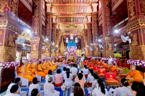 ภาพ No.224396:วันที่ 8 พฤษภาคม พ.ศ. 2568 พิธีถวายมหาสังฆทาน 101 วัด  บูชาธรรมอายุวัฒนมงคล 100 ปี สมเด็จอาชญาธรรมพระเจ้า สมเด็จพระสังฆราชแห่งคณะสงฆ์ไทยเขิน นครเชียงตุง ในนามพระครูบาไชยบูลย์ ธัมมชโย ณ วัดราชฐานหลวงเชียงยืน รัฐฉาน สาธารณรัฐแห่งสหภาพเมียนมา