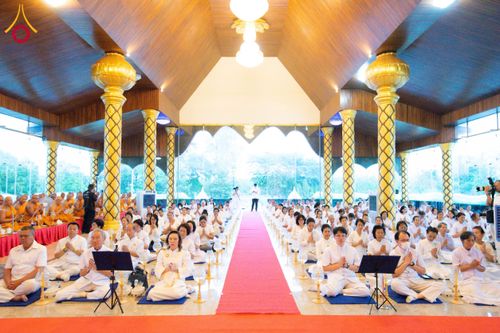 ภาพ No.210675:วันพฤหัสบดีที่ 13 มีนาคม พ.ศ. 2568  สมโภชพระประธานอุโบสถวัดป่าอุบลแก้ว จังหวัดอุบลราชธานี