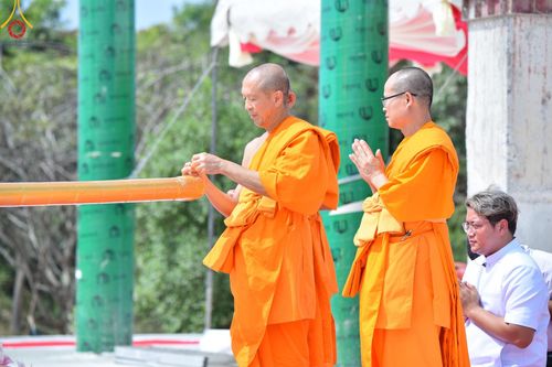 ภาพ No.123999:พิธีทอดผ้าป่า ปิดแผ่นทองค้ำฟ้า ครบรอบ 1 ปี สถาปนาอาคาร 80 ปี หลวงพ่อธัมมชโย ณ ศูนย์ปฏิบัติธรรมวิหารแดง ตำบลเจริญธรรม อำเภอวิหารแดง จ.สระบุรี วันที่ 18 กุมภาพันธ์ พ.ศ. 2567