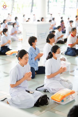 ภาพ No.90579:พิธีบุพเปตพลี  ครั้งที่ 141 ร่วมอุทิศบุญแด่หมู่ญาติที่ล่วงลับไปแล้ว และสืบทอดอายุพระพุทธศาสนา วันพฤหัสบดีที่ 14 ตุลาคม พ.ศ.2566 วันพระแรม 15 ค่ำ เดือน 10 ณ หอฉันคุณยายอาจารย์ฯ วัดพระธรรมกาย