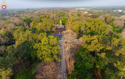 ภาพ No.310476:วันอาทิตย์ที่ 22 กุมภาพันธ์ พ.ศ. 2569 พิธีอัญเชิญพระประธาน “พระธรรมกาย” เพื่อไปประดิษฐาน ณ ธุดงเข้าสถานอำนาจเจริญ จังหวัดอำนาจเจริญ