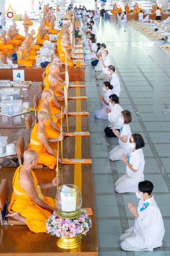 ภาพ No.90585:พิธีบุพเปตพลี  ครั้งที่ 141 ร่วมอุทิศบุญแด่หมู่ญาติที่ล่วงลับไปแล้ว และสืบทอดอายุพระพุทธศาสนา วันพฤหัสบดีที่ 14 ตุลาคม พ.ศ.2566 วันพระแรม 15 ค่ำ เดือน 10 ณ หอฉันคุณยายอาจารย์ฯ วัดพระธรรมกาย