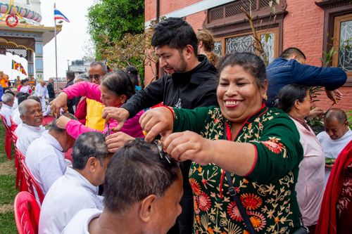 ภาพ No.313359:วันพุธที่ 11 มีนาคม พ.ศ. 2569 พิธีตัดปอยผมโครงการบรรพชาสามเณร  ณ วัดอเชศวร (Aksheswar Mahavihar) ประเทศเนปาล