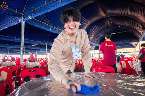 ภาพ No.59547:การอบรมอาสาสมัคร  เตรียมงานและจัดถวายภัตตาหาร แด่พระสังฆาธิการ 10,000 กว่าวัดทั่วประเทศ ในวันที่ 21-22 เมษายน พ.ศ.2567 เพื่องานวันคุ้มครองโลก จัดโดย ชมรมพุทธศาสตร์สากลฯ