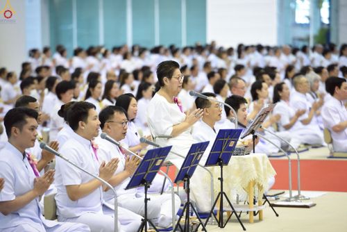 ภาพ No.240887:วันพุธที่ 27 สิงหาคม พ.ศ. 2568 พิธีทอดผ้าป่าเพื่อสร้างอาคาร  82 ปี หลวงพ่อธัมมชโย สมทบกฐินวัดพระธรรมกาย และกฐิน 30,000 วัดทั่วประเทศ ครั้งที่ 1