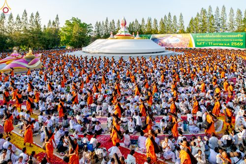 ภาพ No.289734:วันที่ 7 มกราคม พ.ศ. 2569 พิธีต้อนรับพระธรรมยาตรา ณ อนุสรณ์สถานลำดับที่ 2 สถานที่ตั้งมโนปณิธานบวชตลอดชีวิต อนุสรณ์สถานคลองบางนางแท่น อ.สามพราน จ.นครปฐม ในโครงการธรรมยาตรา กตัญญูบูชา มหาปูชนียาจารย์ พระมงคลเทพมุนี(สด จนฺทสโร) พระผู้ปราบมาร อนุสรณ์สถาน 7 แ