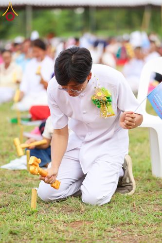 ภาพ No.336984:วันเสาร์ที่ 27 มิถุนายน 2569 พิธีทอดผ้าป่า พิธีตอกเสาเข็มมงคล องค์พระเจดีย์เพื่อสันติภาพโลก ณ ธุดงคสถานลุ่มน้ำฝาง อำเภอฝาง จังหวัดเชียงใหม่
