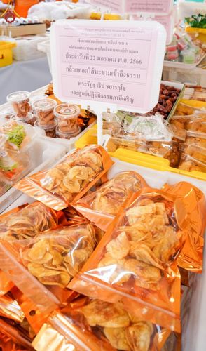 ภาพ No.73804:พิธีถวายภัตตาหารเป็นสังฆทาน แด่คณะพระธรรมยาตราฯ ในโครงการธรรมยาตรากตัญญูบูชา มหาปูชนียาจารย์ พระมงคลเทพมุนี(สด จนฺทสโร) พระผู้ปราบมาร อนุสรณ์สถาน 7 แห่ง ปีที่ 11 วันที่ 22 มกราคม พ.ศ. 2566