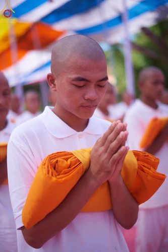 ภาพ No.64689:พิธีบรรพชาสามเณร โครงการบรรพชาสามเณร 500 รูป ประเทศบังกลาเทศ วันที่ 22 พฤศจิกายน พ.ศ. 2565