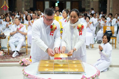 ภาพ No.329719:วันที่ 16 พฤษภาคม พ.ศ.2569 พิธีประดิษฐานพระประธาน และบรรจุพระบรมสารีริกธาตุ เนเธอร์เเลนด์