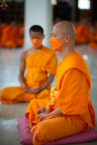 ภาพ No.80007:สามเณรฟังธรรม ปฎิบัติธรรม ในโครงการบรรพชาสามเณรหมู่ ประเทศเนปาล วันที่ 20 มีนาคม พ.ศ.2566