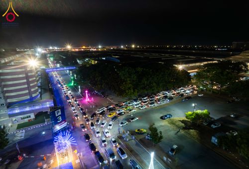 ภาพ No.324578:วันที่ 22 เมษายน พ.ศ.2569 (วันคุ้มครองโลก) บรรยากาศพระสังฆาธิการและสาธุชน การเดินทางกลับ งานถวายมหาสังฆทาน 40,000 กว่าวัดทั่วประเทศ วัดพระธรรมกาย