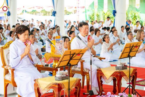 ภาพ No.310982:วันอาทิตย์ที่ 22 กุมภาพันธ์ พ.ศ. 2569 พิธีประดิษฐานพระประธาน “พระธรรมกาย” ณ ธุดงคสถานอำนาจเจริญ จังหวัดอำนาจเจริญ