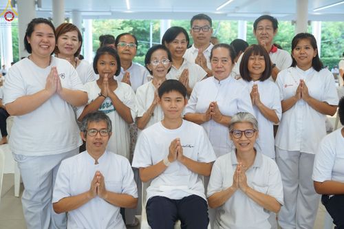 ภาพ No.78438:พิธีตัดปอยผม โครงการหน่อแก้วเปรียญธรรมรุ่นที่ 11  วันที่ 26 มีนาคม พ.ศ.2566  ณ หมู่กุฏิสามเณร อาคารค่ายจองแชมป์ วัดพระธรรมกาย