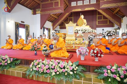 ภาพ No.76325:พิธีต้อนรับสัญญาบัตร - พัดยศ   พระวชิรกิจโสภณ  ณ อุโบสถวัดบ้านขุน ตำบลบ่อหลวง อำเภอฮอด จังหวัดเชียงใหม่ วันศุกร์ที่ ๑๗ เดือน กุมภาพันธ์ พุทธศักราช ๒๕๖๖