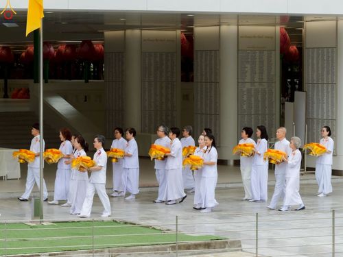 ภาพ No.227360:วันเสาร์ที่ 31 พฤษภาคม พ.ศ. 2568 พิธีเวียนประทักษิณรอบพระอุโบสถ ในพิธีอุปสมบท สามเณรเตรียม DCI รุ่นที่ 22 ณ อุโบสถพระไตรปิฎก วัดพระธรรมกาย