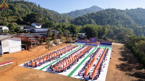 ภาพ No.125236:พิธีตักบาตรเนื่องในวันมาฆบูชา ณ สนามโรงเรียนบ้านนาเกียน  อำเภออมก๋อย จังหวัดเชียงใหม่ วันเสาร์ที่ ๒๔ กุมภาพันธ์ พ.ศ. ๒๕๖๗