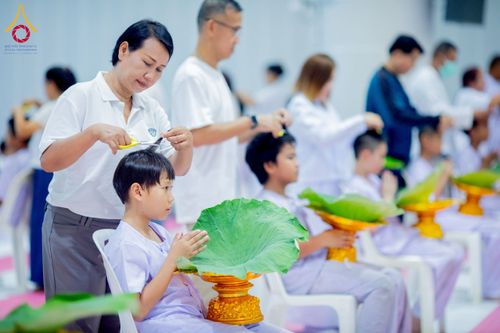 ภาพ No.213537:วันเสาร์ที่ 29 มีนาคม พ.ศ. 2568 พิธีปลงผม โครงการสามเณรยุวธรรมทายาท รุ่นที่ 33 โครงการสามเณรมัชฌิมธรรมทายาท รุ่นที่ 29 ณ ห้องปฏิบัติธรรมวิหารคด คอร์ 13 วัดพระธรรมกาย